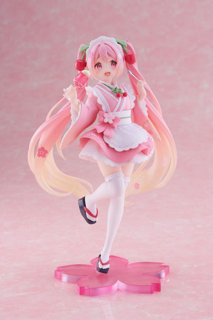 Hatsune Miku - Newley Written Sakura Miku Japanese Cafe Ver. Reissue - Figur