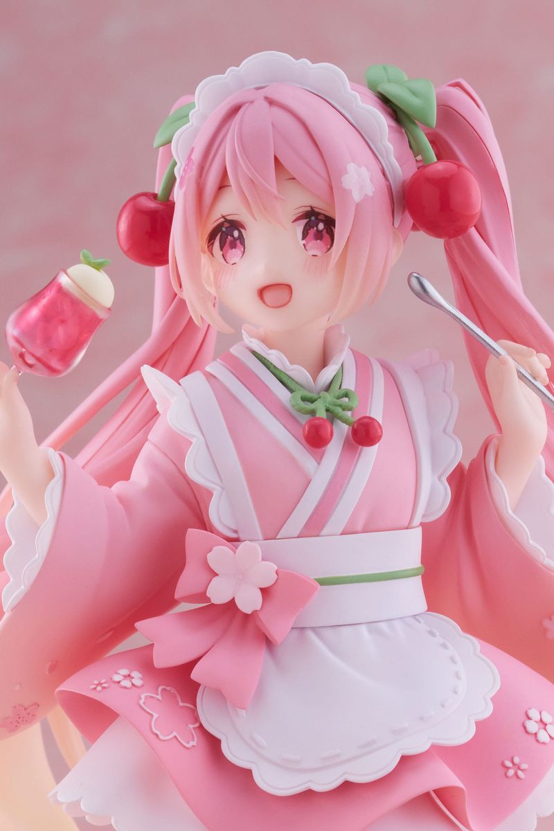 Hatsune Miku - Newley Written Sakura Miku Japanese Cafe Ver. Reissue - Figur