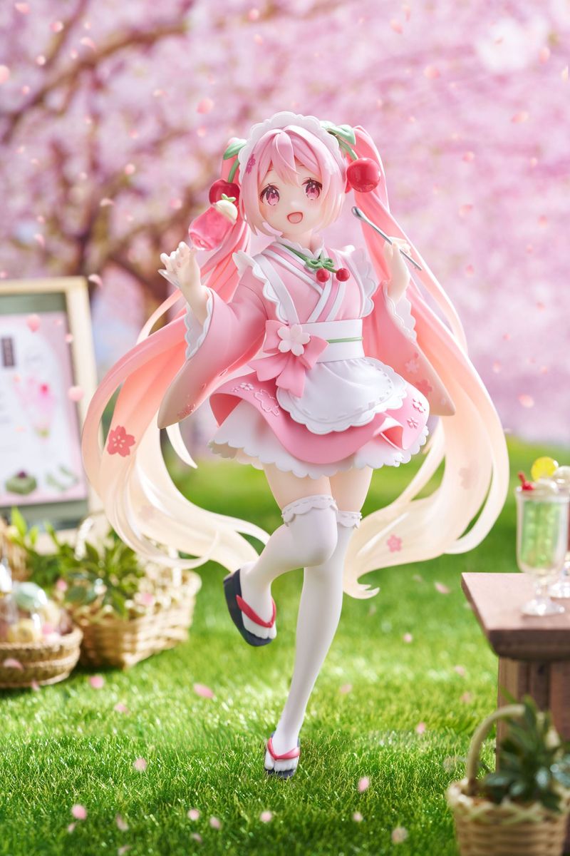Hatsune Miku - Newley Written Sakura Miku Japanese Cafe Ver. Reissue - Figur
