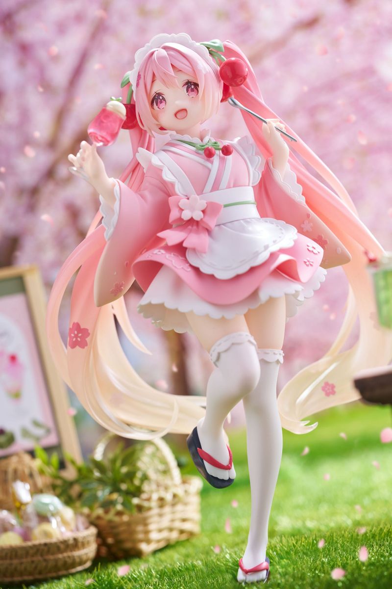 Hatsune Miku - Newley Written Sakura Miku Japanese Cafe Ver. Reissue - Figur