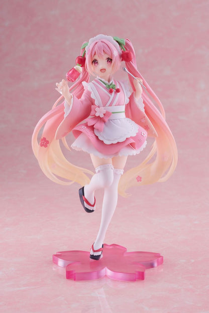 Hatsune Miku - Newley Written Sakura Miku Japanese Cafe Ver. Reissue - Figur