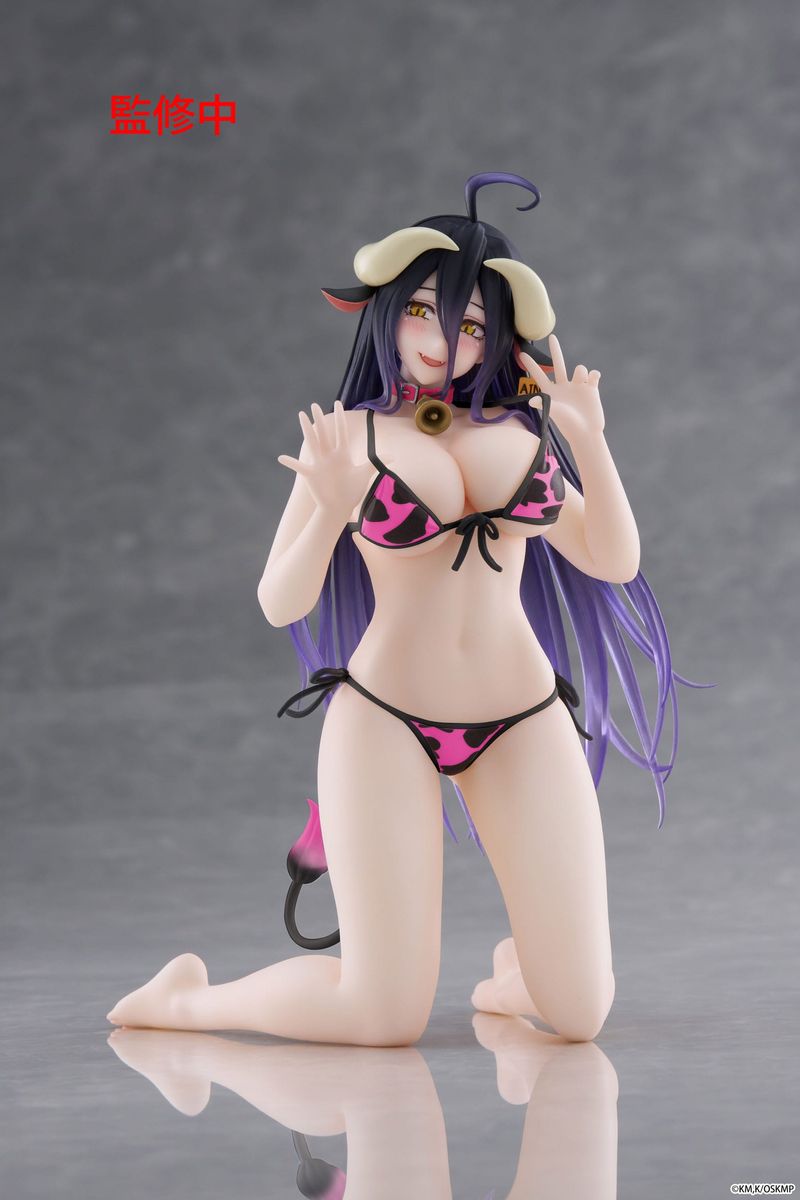 Overlord - Desktop Cute Figure Albedo Cow-Print Swimsuit Ver. Renewal - Figur