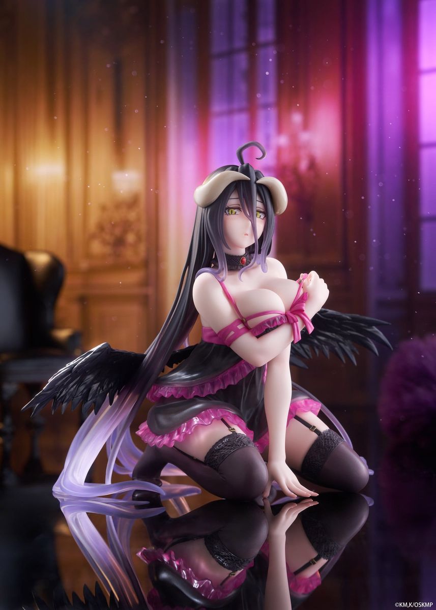Overlord - Desktop Cute Albedo (Negligee ver.) - Figur