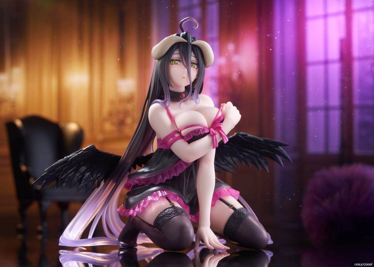 Overlord - Desktop Cute Albedo (Negligee ver.) - Figur