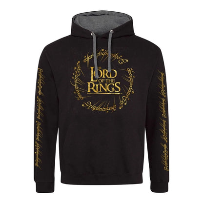 Herr der Ringe - Gold Foil Logo - Hoodie