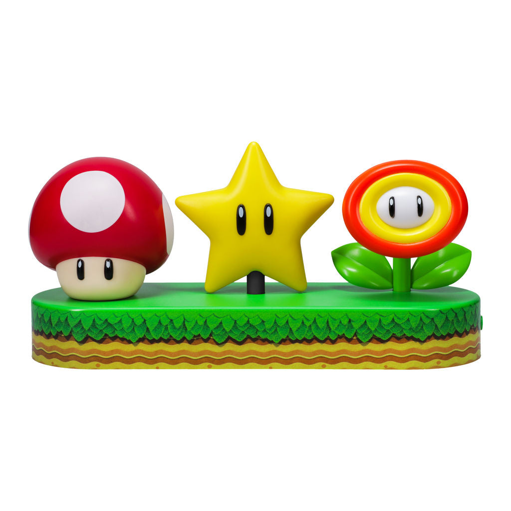 Super Mario - Pilz Stern Blume - Lampe