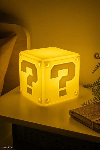 Super Mario - Fragzeichen - Leuchte mit Akku