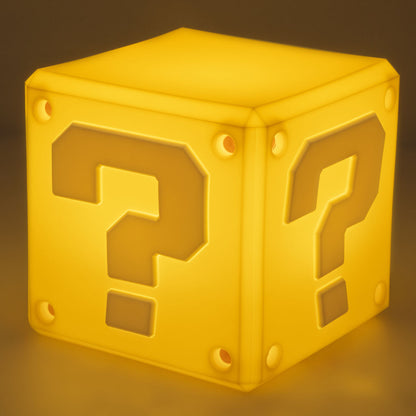 Super Mario - Fragzeichen - Leuchte mit Akku