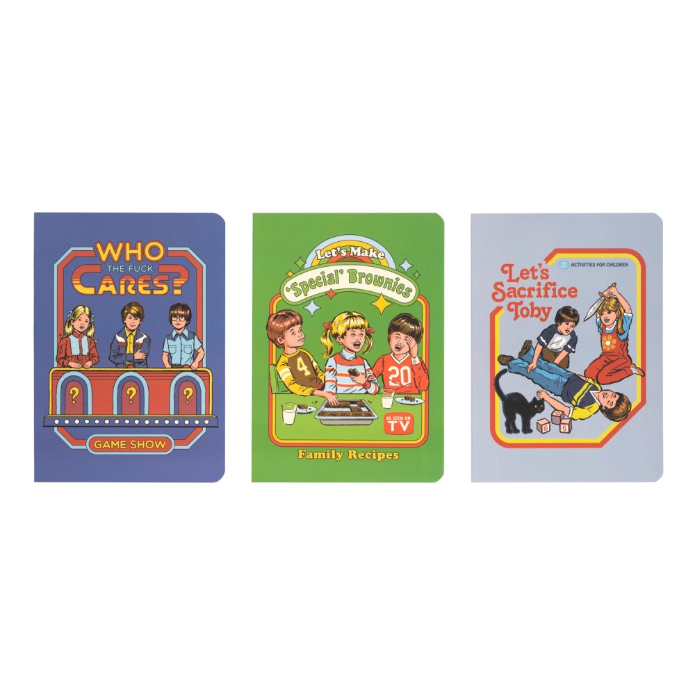 Steven Rhodes - A6 - Notizbuch 3er-Set