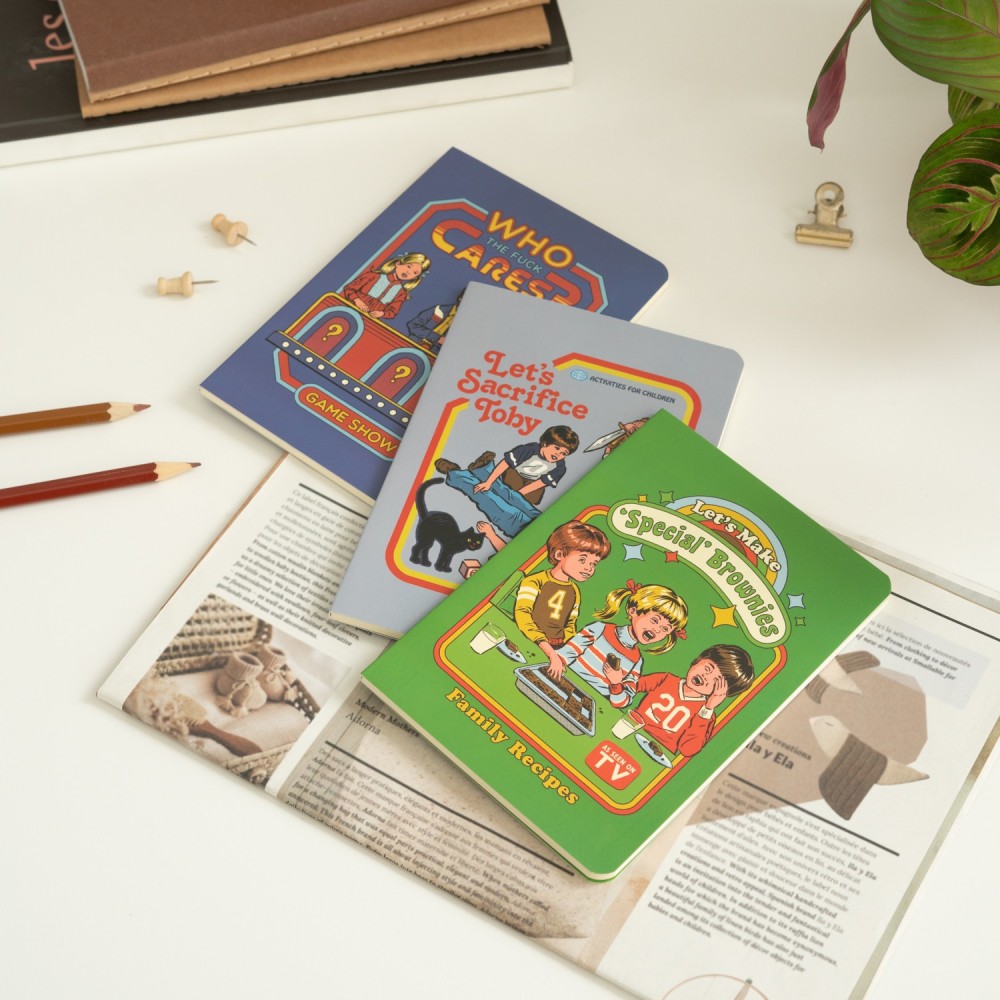 Steven Rhodes - A6 - Notizbuch 3er-Set