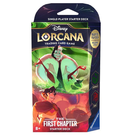 Disney Lorcana: Das Erste Kapitel - Starter Deck Smaragd und Rubin (Englisch) | yvolve Shop