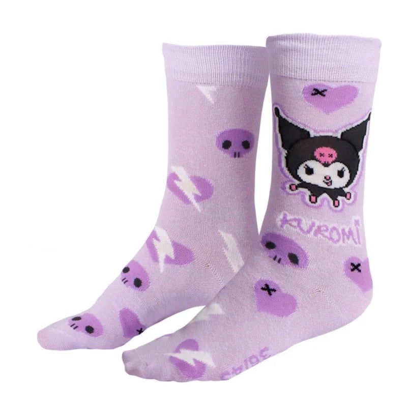 Hello Kitty - Sanrio Kuromi - 3er-Pack Socken