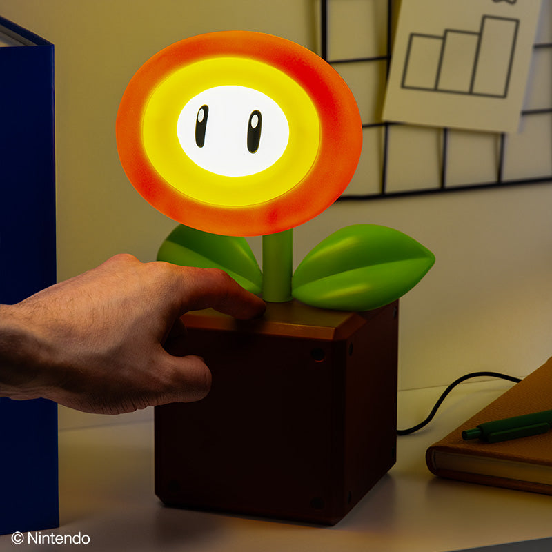 Super Mario - Feuerblume - Lampe