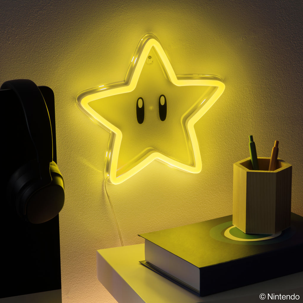 Super Mario - Stern - Lampe
