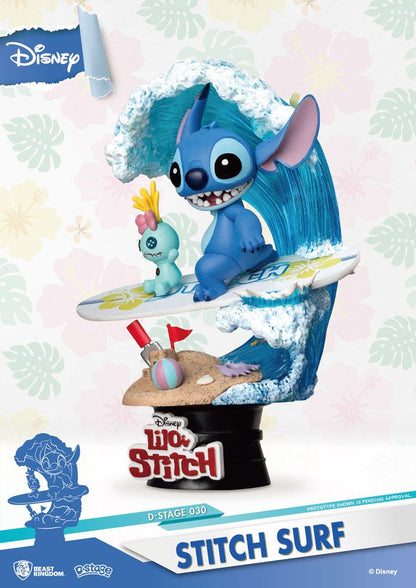 Lilo & Stitch - Surfer Stitch - Diorama