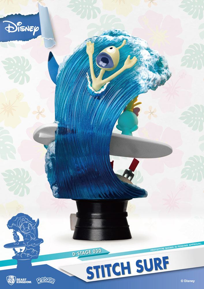 Lilo & Stitch - Surfer Stitch - Diorama