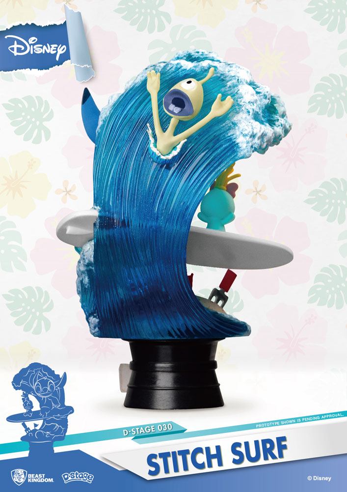 Lilo &amp; Stitch - Surfer Stitch - Diorama