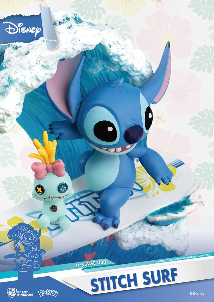 Lilo & Stitch - Surfer Stitch - Diorama