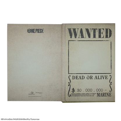 One Piece - Wanted - Notizbuch