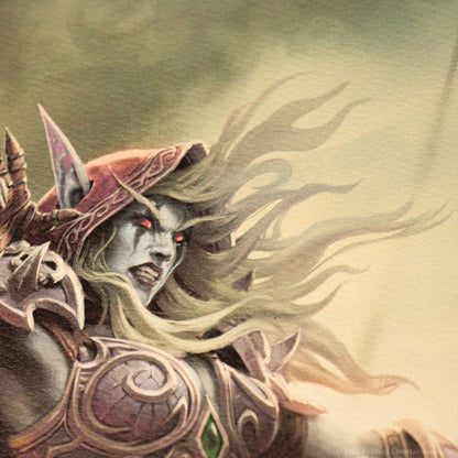 World of Warcraft - Sylvanas vs Anduin Wrynn - Limited Edition Kunstdruck