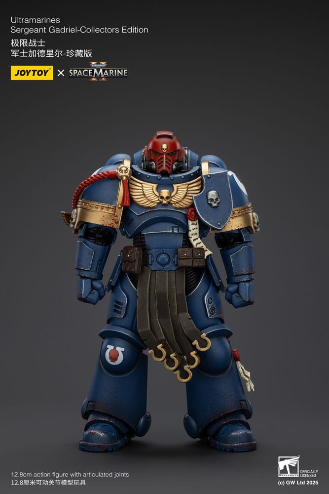 Warhammer 40.000 - Space Marine 2 Actionfigur Ultramarines Sergeant Gadriel Collectors Edition - Actionfigur