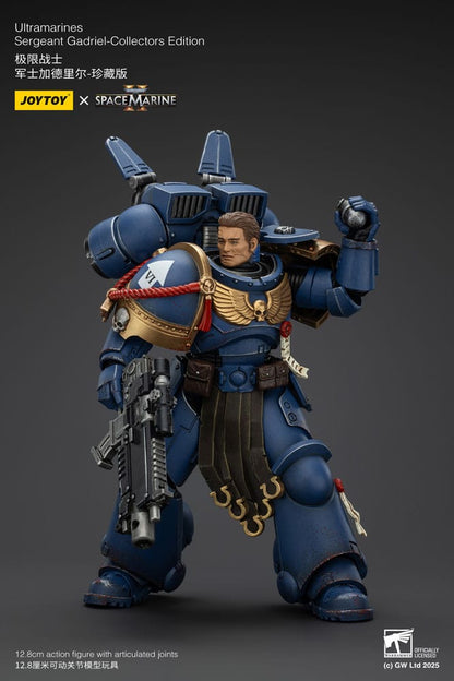 Warhammer 40.000 - Space Marine 2 Actionfigur Ultramarines Sergeant Gadriel Collectors Edition - Actionfigur