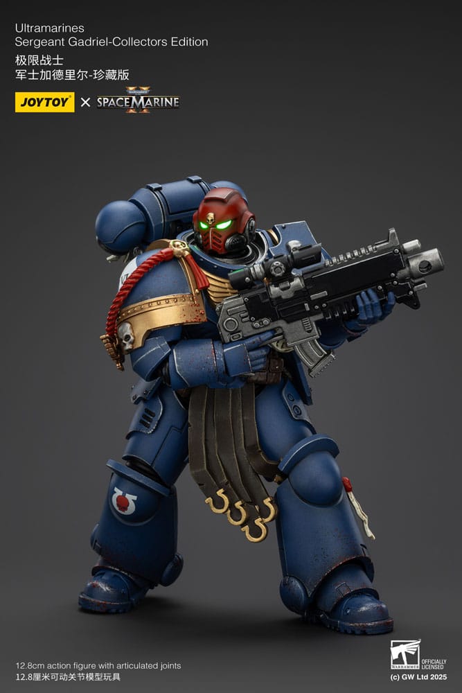 Warhammer 40.000 - Space Marine 2 Actionfigur Ultramarines Sergeant Gadriel Collectors Edition - Actionfigur
