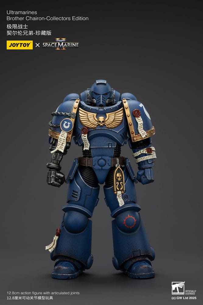 Warhammer 40,000 - Space Marine 2 Action Figure Ultramarines Brother Chairon Collectors Edition - Action Figure