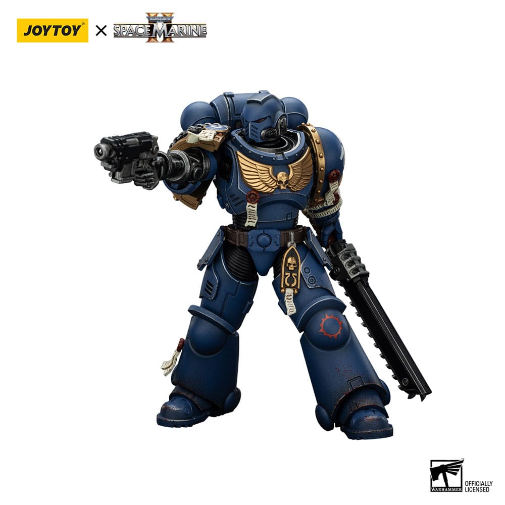 Warhammer 40,000 - Space Marine 2 Action Figure Ultramarines Brother Chairon Collectors Edition - Action Figure