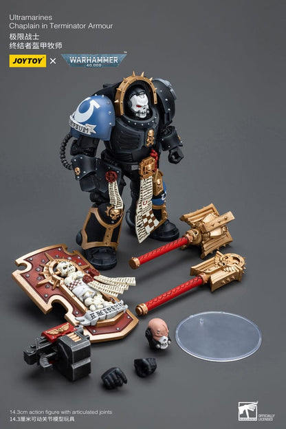 Warhammer 40,000 - Ultramarine Chaplain in Terminator Armor - Action Figure