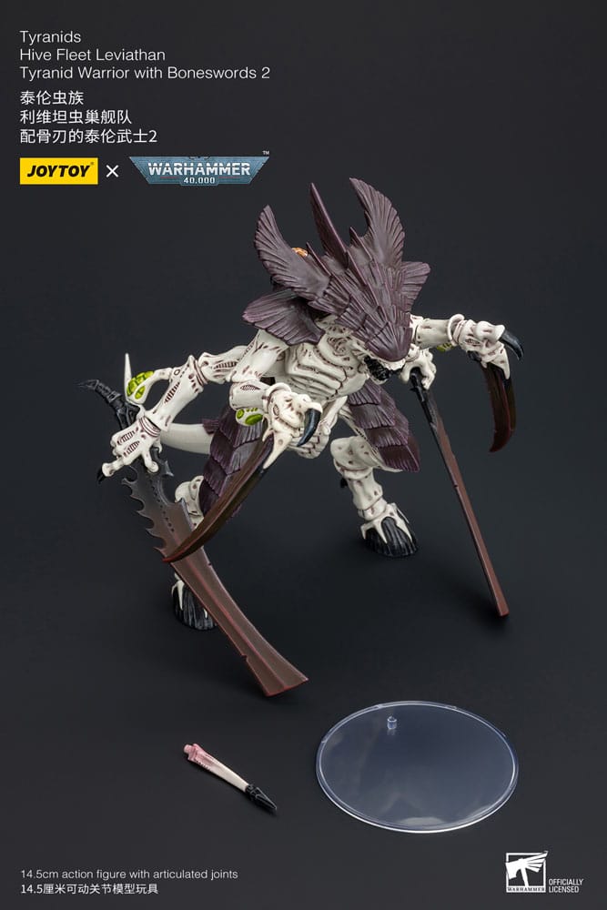 Warhammer 40.000 - Tyranids Hive Fleet Leviathan Tyranid Warrior with Boneswords - Actionfigur