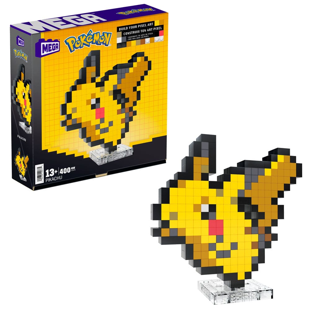 Pokémon - Pikachu Pixel Art - Mega Bauset