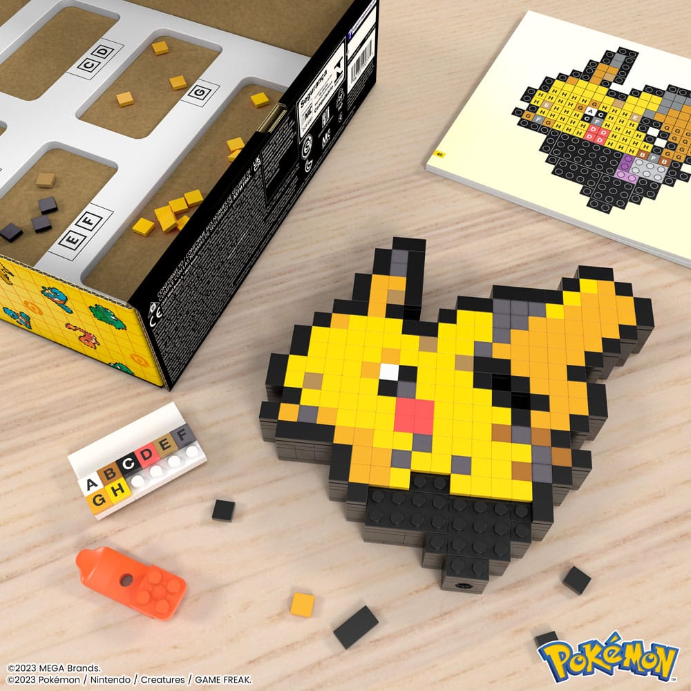 Pokémon - Pikachu Pixel Art - Mega Bauset