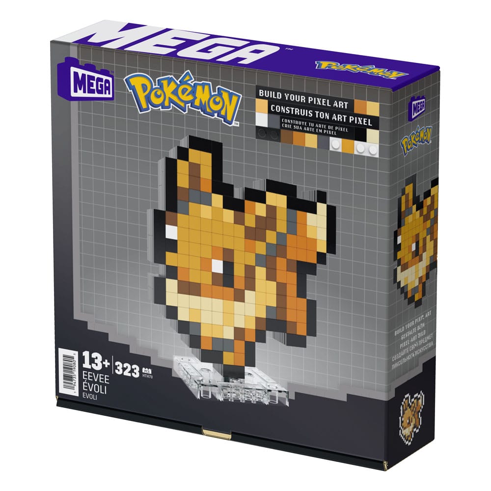 Pokémon - Eevee Pixel Art - Mega building set