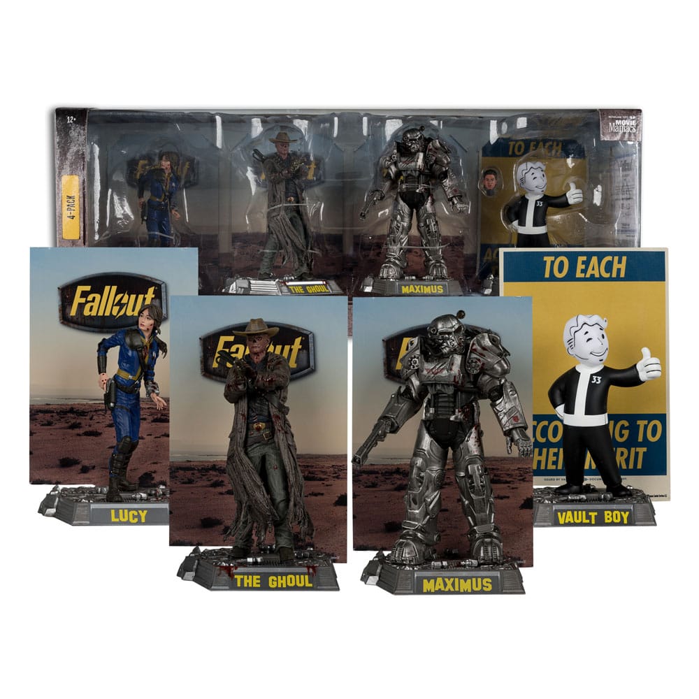 Fallout - Lucy, Maximus, The Ghoul & Vault Boy - Figuren 4-er Pack