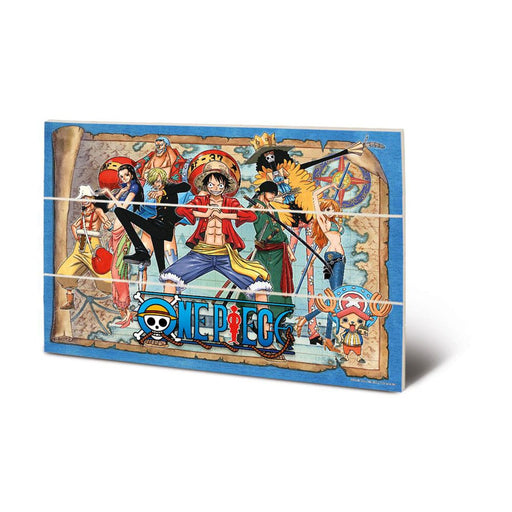 One Piece - Straw Hat Pirates - Holzdruck | yvolve Shop
