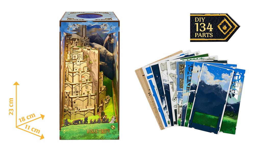 Lord of the Rings - Minas Tirith - Tiny Adventures Book Nook mini diorama