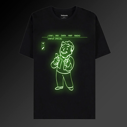 Fallout - Charisma +10 - T-Shirt | glows in the dark