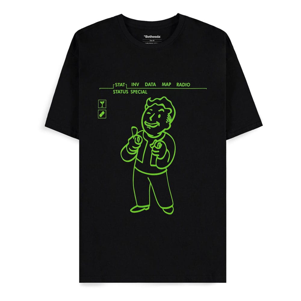 Fallout - Charisma +10 - T-Shirt | glows in the dark