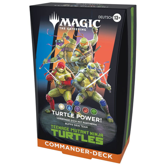 Magic the Gathering - Teenage Mutant Ninja Turtles Commander-Deck Deutsch
