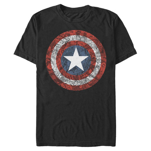 Captain America - ComicBook Shield - T-Shirt | yvolve Shop