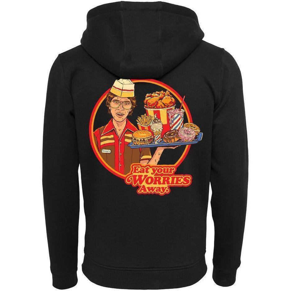 Steven Rhodes - Eat Your Worries - Zip-Hoodie | yvolve Shop