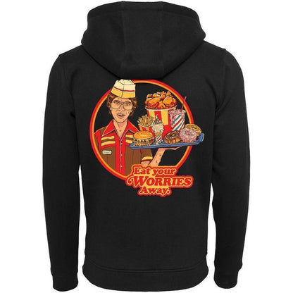 Steven Rhodes - Eat Your Worries - Zip-Hoodie | yvolve Shop