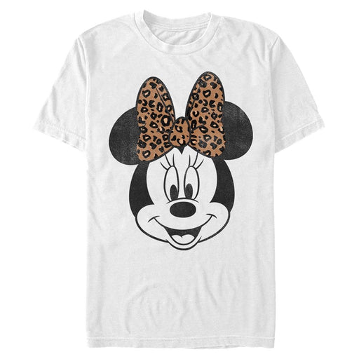 Mickey Mouse - Modern Minnie Face Leopard - T-Shirt | yvolve Shop
