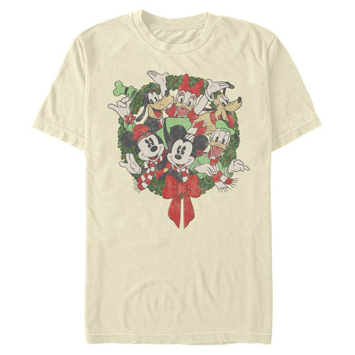Mickey Mouse - Mickey Friends Wreath - T-Shirt | yvolve Shop
