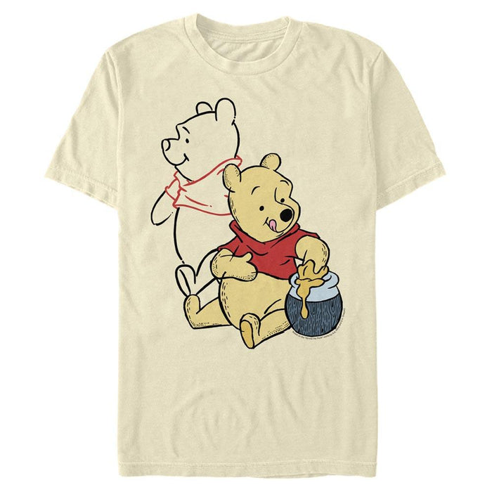 Winnie Puuh - Pooh Line art - T-Shirt | yvolve Shop