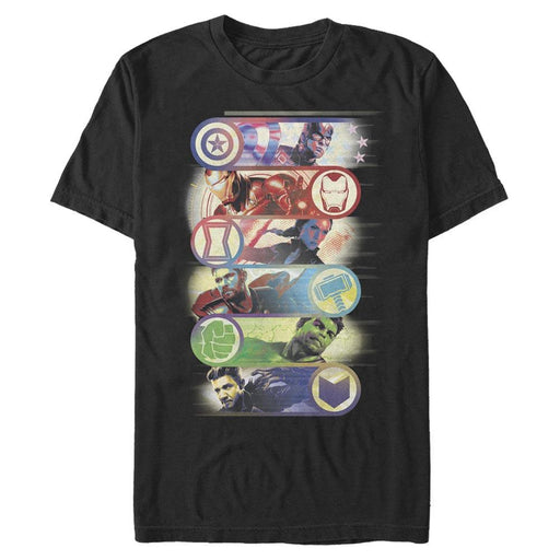 Avengers - Avengers Group Badge - T-Shirt | yvolve Shop