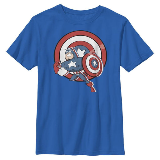 Captain America - Cap Retro America - Kinder-Shirt | yvolve Shop