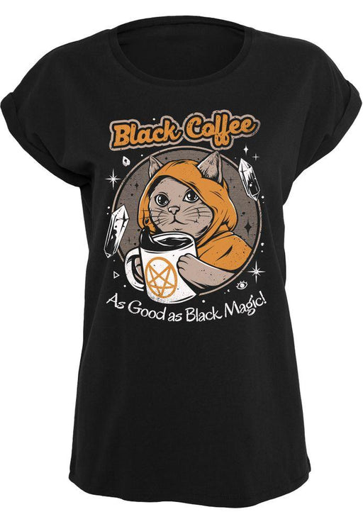 Ilustrata - Black Coffee - Girlshirt | yvolve Shop