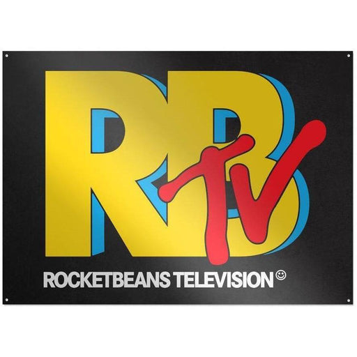 Rocket Beans TV - MTV Style - Metallschild | yvolve Shop